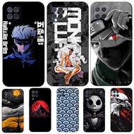 case For Samsung Galaxy M62 F62 4G Case Silicon Phone Back Cover Soft black tpu m625 Cool Anime