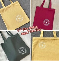 ⭐️LV展覽限定正品⭐️ City Guide 帆布托特包 tote bag 單肩包 購物袋 收納袋