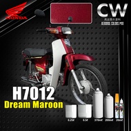 [ Merah EX5 ORIGINAL HONDA DREAM MAROON ] H7012 Cover Set Kaler 370ml 0.25L 0.5L Spray Cat 2K Aikka