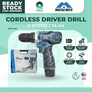 Mostaz Moto Cordless Driver Drill  - MS14.4EC (14.4V / 10mm) Gerudi Pemutar Tanpa Wayar DC Power