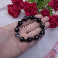 Men's Rosary/ Natural OBsidian Stone 12 mm/ Piece Meaningful Gift for Loved Ones