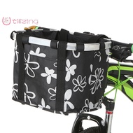 [UtilizingS] Folding Bicycle Front Bag Bicycle Front Bag Aluminum Alloy Front Bag Mountain Bike Accessories Folding Bicycle Bag new