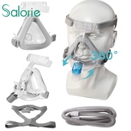 Salorie Full Face Mask CPAP Auto CPAP BiPAP Mask for Breathing Machine With Adjustable Headgear