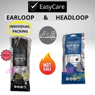 EASYCARE KF94 4 PLY [HEADLOOP &amp; EARLOOP ] (SHIP EVERYDAY) MASK KF94 Hijab Mask Korea Adult Mask Headloop Fish Hijab Mask