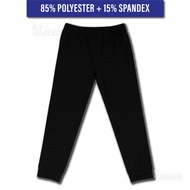 RIGHTWAY Premium Highly Stretchable Unisex Adult Sport Long Pant Black 220gsm Performance Stretch In