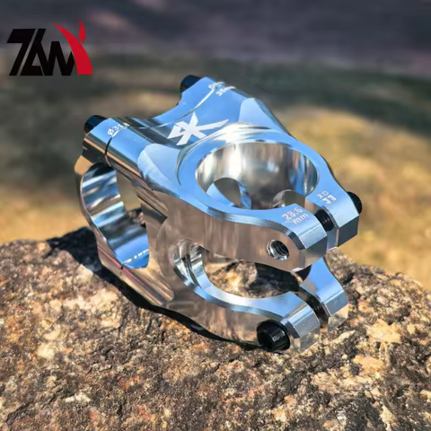 Adjustable MTB Bike Stem 35mm Steerer 31.8mm Clamp CNC Hollow Out Short Reach Black/Red Anodized Bic