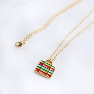 【卡片項鍊Card Necklace】台灣文化 入色款-茄芷袋