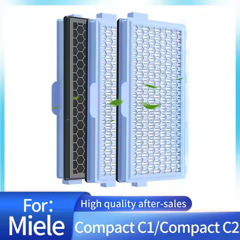 SF-HA 50 HEPA Filters Compatible with Miele Compact C1 & C2, Complete C2 & C3, S8340 S4 S5 S6 S8 S80