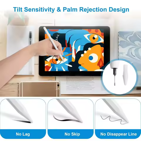 Active Pencil Stylus Pen For iPad 9th&10th Type-c Charging Palm Rejection Touch Screen Pen For Apple