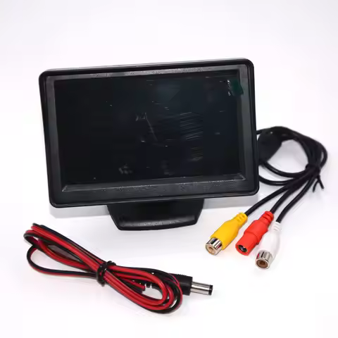 Car Video Players 4.3 inch HD Display Foldable Car Monitor TFT LCD Cameras Reverse Camera Screen Par