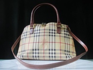 【老時光 OLD-TIME】早期二手老包義大利製Burberry手提包肩背包