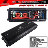 SOUNDWAVE SW-2500ELITE เพาเวอร์แอมป์ CLASS D 2500วัตต์เต็ม SIGNATURE SERIES สำหรับลำโพงซับ 10/12/15/