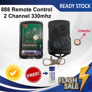 Autogate Remote 330mhz  AUTOGATE REMOTE CONTROL/FREE BATTERY‼️READY STOCK‼️