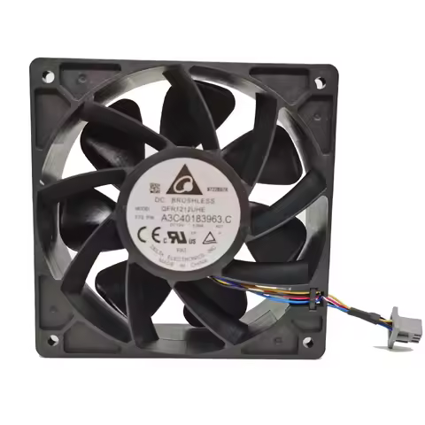 For delta QFR1212UHE A3C40183963. C DC 12V 5.00A 12CM Cooling fan 120X120X38MM Ant S7 S9 Shenma L3 C