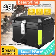 Local shop 45L Aluminium Top Box X Design ACE Kotak Motosikal Peti Aluminum Box Motorcycle Extra Tru