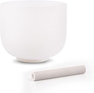 ALIOTH 7" 528 hz Crystal Singing Bowl Solfeggio Sound Therapy with Suede Mallet