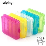 AIPING 4 AA AAA Coloful Rechargeable Battery Container Plastic Battery Holder Storage