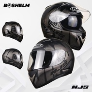 BOSHELM Helm NJS SHADOW REAPER Helm Full Face SNI