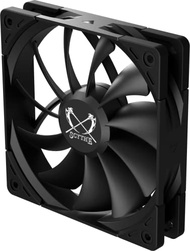 Scythe Kaze Flex II 120 PWN, 120mm x 25mm Air Flow Optimized Quiet Operating Computer Case Fan, Flui