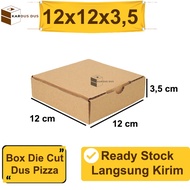 Die Cut Pizza Cardboard POLOS 12x12x3.5 cm New Single Wall Cake Box 3 MM Thick