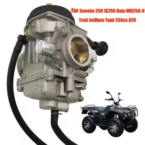 For Roketa ATV-10 JIANSHE 250 JS250 BAJA WD250-U Trail JetMoto Tank 250CC ATV Carburador Loncin 200-