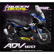 Adv160 Motorcycle Sticker Motif Design Can Be Customized - Full Body Decal ADV160 Motorcycle Accesso