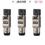 ELOK RJ45 Metal Tool, 2000MHz 22AWG - 24AWG RJ45 Cat8 Cat7 Cat6A Connectors, Ethernet Termination Pl