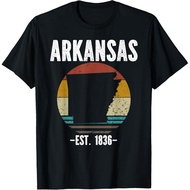 Arkansas Retro Vintage Sunset T-Shirt