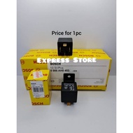 BOSCH Universal Automotive Cars Mini Relay 12V 30A 4 Pin - 0986AH0453