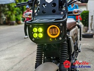 ชุดไฟหน้าแต่ง YAMAHA PG-1 ไฟแต่ง สปอร์ตไลท์ ติดตั้งแทนของเดิม สำหรับติดตั้ง PG1