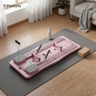 P Prettyia SiaBiced Pilates Board Multi-All-Around Midsection Exercise Board Portable Foldable Pilat