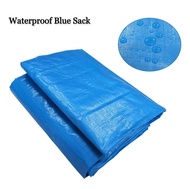 Blue Sack Sakolin waterproof construction cover sakoline trapal lona takip (5 METER) 8ft height