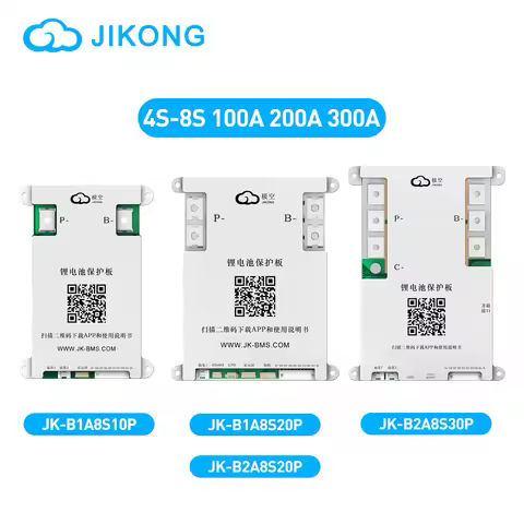 JIKONG Jk Bms Active Balance Bms 8S 12S 13S 14S 16S 17S 20S 24S Smart Bms 40A 60A 100A 120A 200A 300