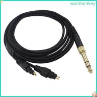 WU Earphone Cable for Sennheiser-HD580 HD600 HD650 HD660S  Cable Repair Replacement Headset Accessor