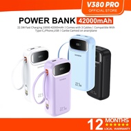 【3C certification】DOSEN Original Powerbank fast charging Y342 PD22.5W Portable 42000mAh Comes with t