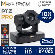 Nugens Professional 10X PTZ Conference Camera | USB Plug&Play | FHD 1080P | Optical Zoom 會議攝影機