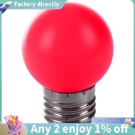 E27 LED Light Warm Red Bulb Plastic Bulb (0.5W Power, Red)