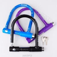 [Anti-Hydraulic] Motorcycle Lock Bicycle Lock Electric Bike Lock U-Shaped Lock Mountain Bike Lock Bi
