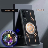 Tanpaile-ทำความเย็นให้เคสโลหะทองแดงสำหรับ VIVO S17 Pro + X70 Plus ฝาหลังกรณีกันกระแทกยากเคสระบายความ
