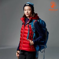 [Wildland Wildland] Female 700FP Trackable Down Vest Begonia Red 0A82171 (Duck 700FP Windproof Keep 