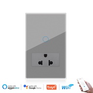 VISWE smart switch tuya smart switch tuya switch wifi switch tuya wifi smart switch wifi ปลั๊กไฟ 3 ข