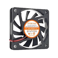 New Cooler Fan For EVERCOOL EC6010HH12CA 6cm 6010 12V 0.22A 3-wire Cooling Fan 60*60*10MM