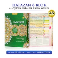 Al Quran Hafalan Hafazan 8 Blok A5 Alquran Terjemah Rasm Utsmani Tajwid Warna