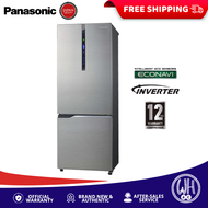 Panasonic NR-BX471CPSP 14.8 cu. ft. Steel Door Series 2 Door Bottom Freezer Inverter Refrigerator