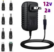 12V 2A Power Supply Adapter Charger Replacement Power Cord AC 100V to 240V DC 1.5A 1A Converter 12V 