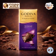 Godiva Signature 72%Cacao Dark Chocolate 90g