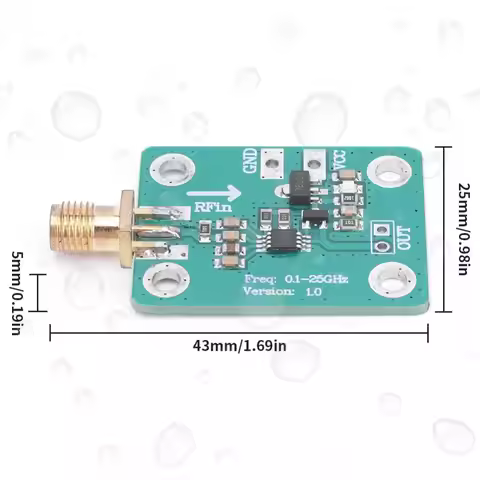 AD8313 Logarithmic Detector -72dBm -2dBm 0.1-2.5GHz Radio Frequency Detection Module 7-15V Power Det