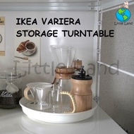 IKEA VARIERA Rotatable Storage Turntable 26cm / Steel Lazy Susan Style / Smart Rotating Organizer Tray