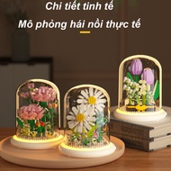 Flower flower puzzle gift never fades Easy assembly Suitable for decoration Meaningful giftPiece
