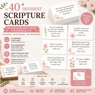 40 pc different designs big words Bible verse cards birthday card thank you card wish card